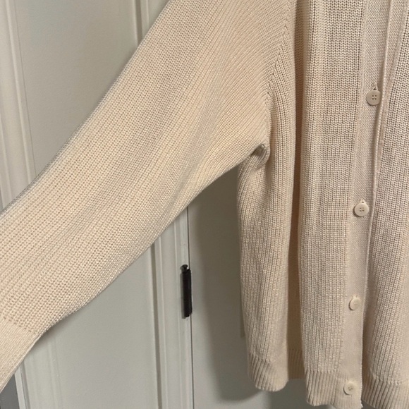 NWOT Wol Hide Collared Cotton Cardigan size S/M - Picture 7 of 14